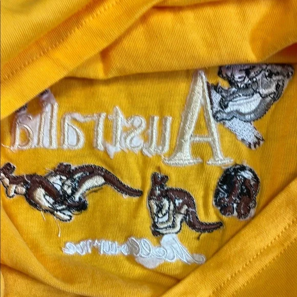 Australia Kids Yellow T-Shirt - Picture 6 of 7